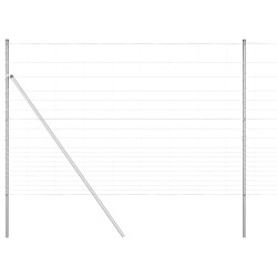 Clôture de champ 1,6 x 25 m en acier galvanisé 