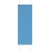 Store plissé bleu 50x100 cm largeur du tissu 49,4 cm polyester 