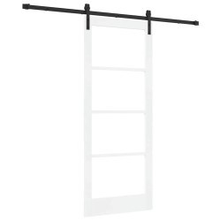 Porte coulissante avec quincaillerie 'ORKDAL'Blanche 83x202 cm 