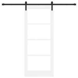 Porte coulissante avec quincaillerie 'ORKDAL'Blanche 83x202 cm 