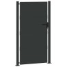 Porte de Jardin Noir 100 x 175 cm Acier peint par poudre 
