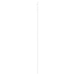 Porte coulissante avec quincaillerie blanche 78x232 cm en bois de pin massif 