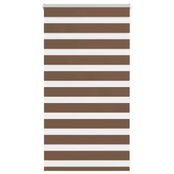 Store zèbre marron 80x100 cm largeur du tissu 75,9 cm polyester 