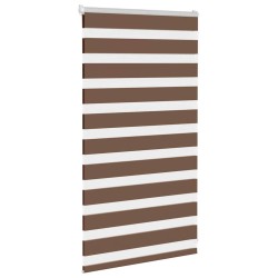 Store zèbre marron 80x100 cm largeur du tissu 75,9 cm polyester 