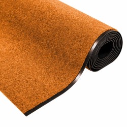 Tapis de sol lavable orange 120x400 cm 