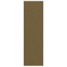 Tapis de sol lavable marron 120x400 cm 