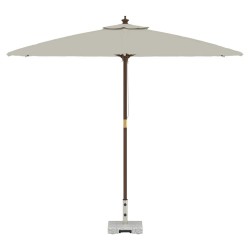 base de parasol à roulettes avec une poignée en granit gris, 29 kg, carrée 