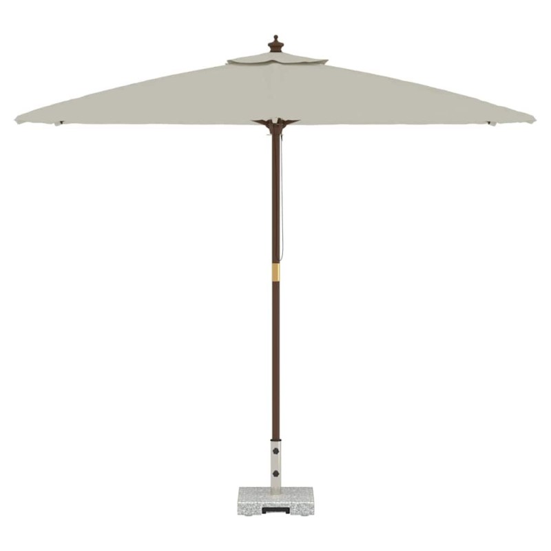 base de parasol à roulettes avec une poignée en granit gris, 29 kg, carrée 