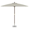 base de parasol à roulettes avec une poignée en granit gris, 29 kg, carrée 