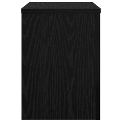 Supports de plantes 2 pcs en chêne noir 25x25x35 cm, en bois reconstitué. 