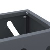 Support de parapluie - Anthracite - 28x12x41 cm - En acier 