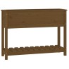 Jardinière et étagère Marron miel 111,5x34,5x81 cm Bois de pin 