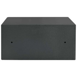 Coffre-fort numérique électronique Gris foncé 42x37x20 cm Acier 