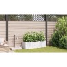 Jardinières de jardin 1 pc Blanc 120 x 40 x 37.5 cm Plastique 