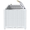 Jardinières de jardin 1 pc Blanc 120 x 40 x 37.5 cm Plastique 