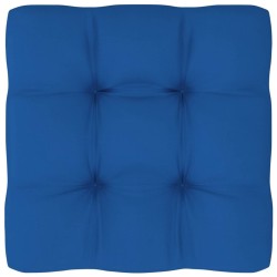 Pouf palette de jardin noir bois de pin imprégné 