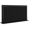 Miroir de coiffeuse avec lumières LED Chêne noir 100x55x18 cm 