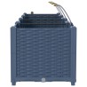 Jardinières de jardin 1 pc Gris 120 x 40 x 37.5 cm Plastique 