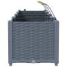 Jardinières de jardin 1 pc Gris clair 120 x 40 x 37.5 cm 