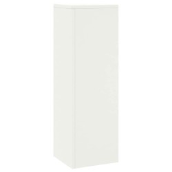 Supports de Plantes Pillar 2 pcs Blanc 24x24x75 cm Acier 