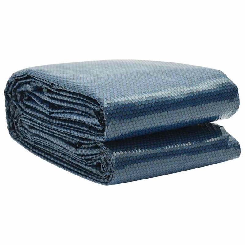 Film solaire de piscine flottant PE 450x220 cm Noir et bleu Film solaire de piscine flottant PE 450x220 cm Noir et bleu