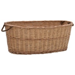Panier à bois de chauffage poignées de transport 88x57x34 cm 