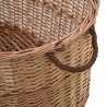 Panier à bois de chauffage poignées de transport 88x57x34 cm 