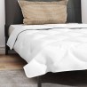 Couette avec oreiller 2 pcs Blanc 140 x 220 cm Microfibre 