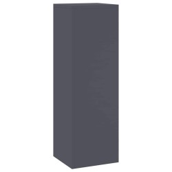 Supports de Plantes Extérieurs Pillar 2 pcs Anthracite 24x24x75 cm Acier 