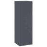 Supports de Plantes Extérieurs Pillar 2 pcs Anthracite 24x24x75 cm Acier 
