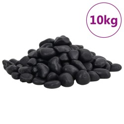 Galets polis 10 kg noir 2-5 cm 