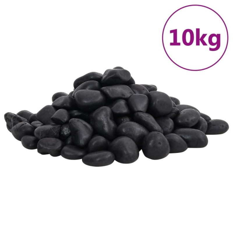 Galets polis 10 kg noir 2-5 cm 