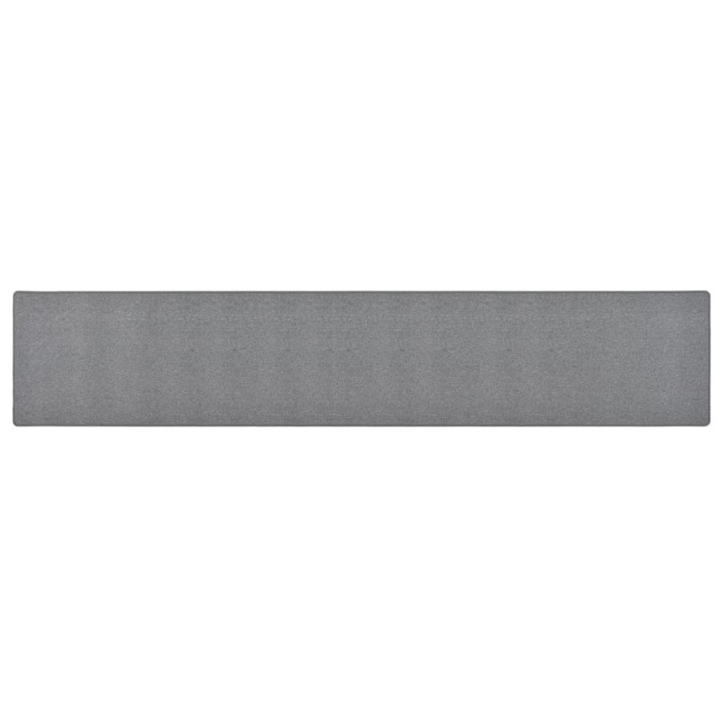Tapis de couloir Gris foncé 50x300 cm 