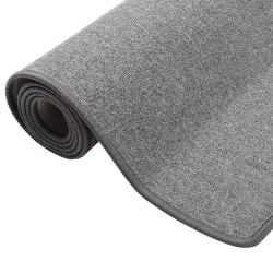 Tapis de couloir Gris foncé 50x300 cm 