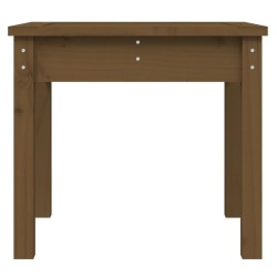 Banc de jardin marron miel 50x44x45 cm bois de pin massif 