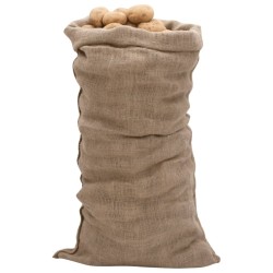 Sacs en jute 10 pcs 65x135 cm 100 % jute 220 g/m² 