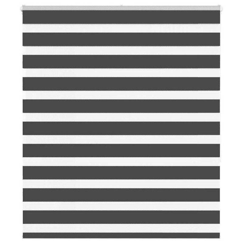 Store zèbre noir 130x150 cm largeur du tissu 125,9 cm polyester 