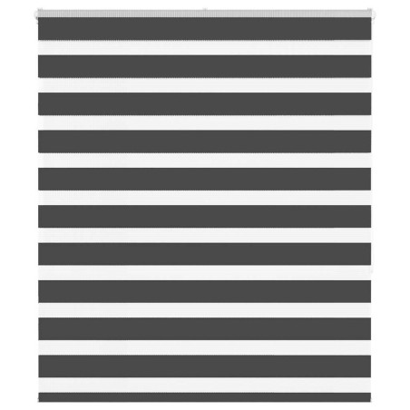 Store zèbre noir 130x150 cm largeur du tissu 125,9 cm polyester 