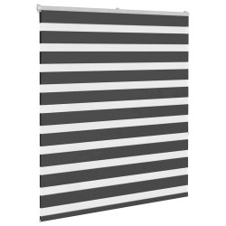 Store zèbre noir 130x150 cm largeur du tissu 125,9 cm polyester 