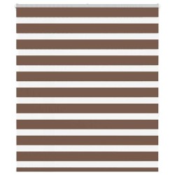 Store zèbre marron 130x150cm largeur du tissu 125,9cm polyester 