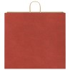Sacs en papier 50 pcs avec poignées rouge 54x15x49 cm 