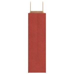 Sacs en papier 50 pcs avec poignées rouge 54x15x49 cm 