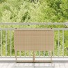 Table de jardin pliante beige 90 x 51 x 75 cm polyrotin 