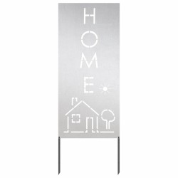Panneau décoratif de jardin Argenté 50 x 140 cm 