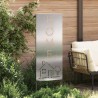 Panneau décoratif de jardin Argenté 50 x 140 cm 
