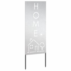 Panneau décoratif de jardin Argenté 50 x 140 cm 