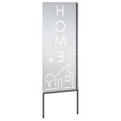 Panneau décoratif de jardin Argenté 50 x 140 cm 
