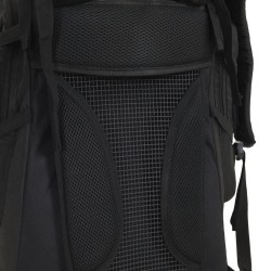 Sac à dos de randonnée noir 100 L tissu oxford 