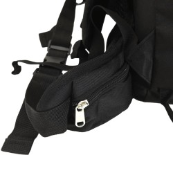 Sac à dos de randonnée noir 100 L tissu oxford 