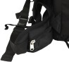 Sac à dos de randonnée noir 100 L tissu oxford 